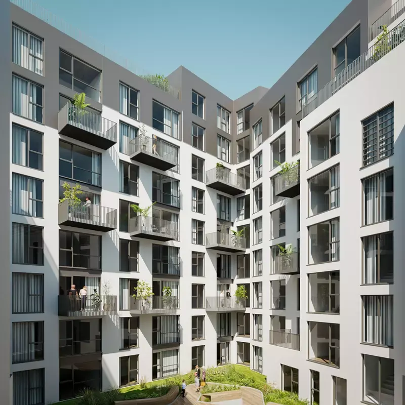 18 Newmarket Square — Architectural visualisation 4 of 6